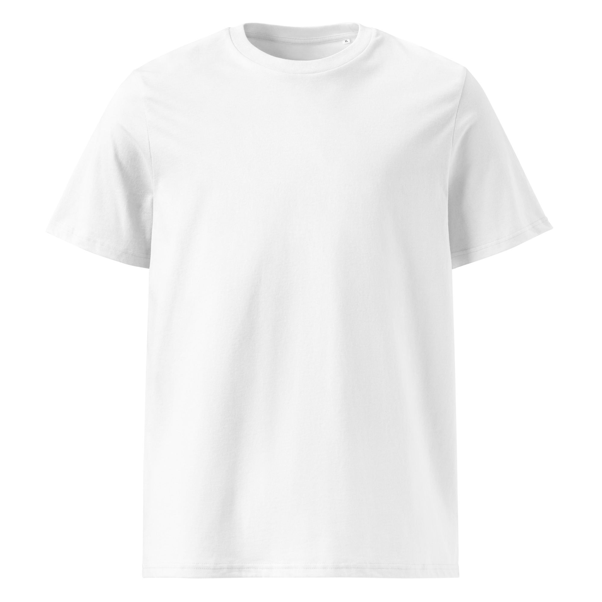 Personalised Conceived T-shirt in white, front view